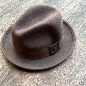 Brixton 7, 56 cm, small, brown bowler hat